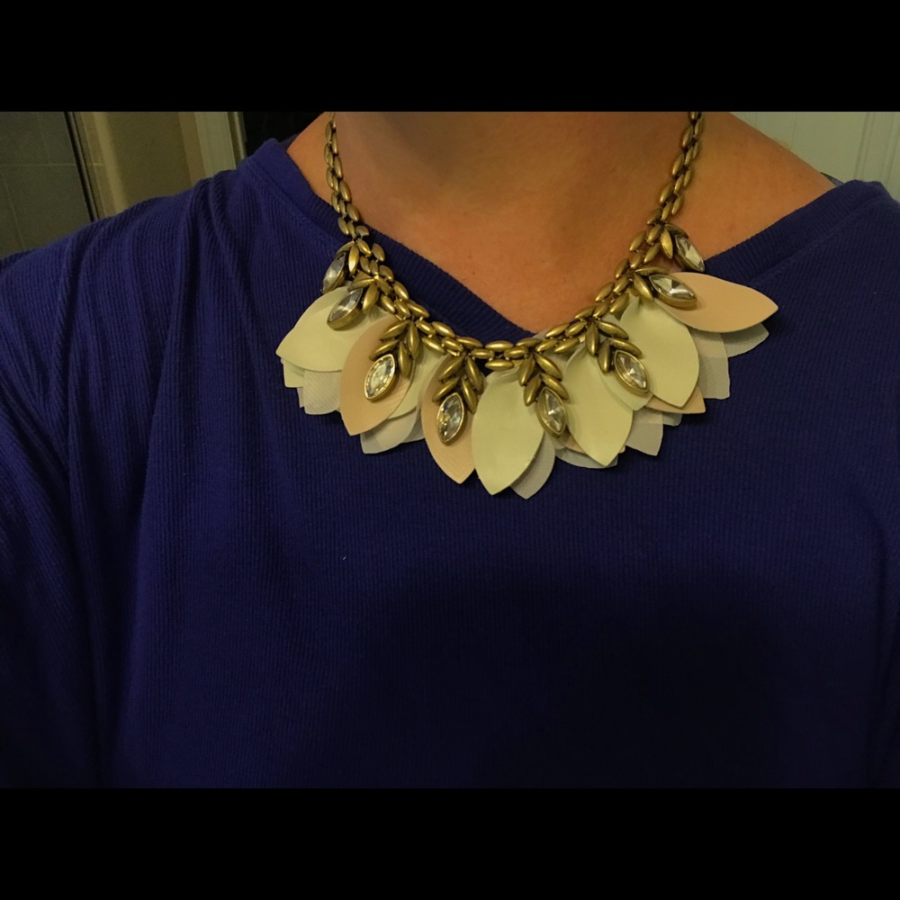 Stella & Dot Birdie statement necklace.